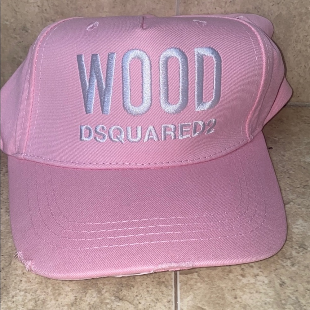 WOOD DSquared2 Pink Cap